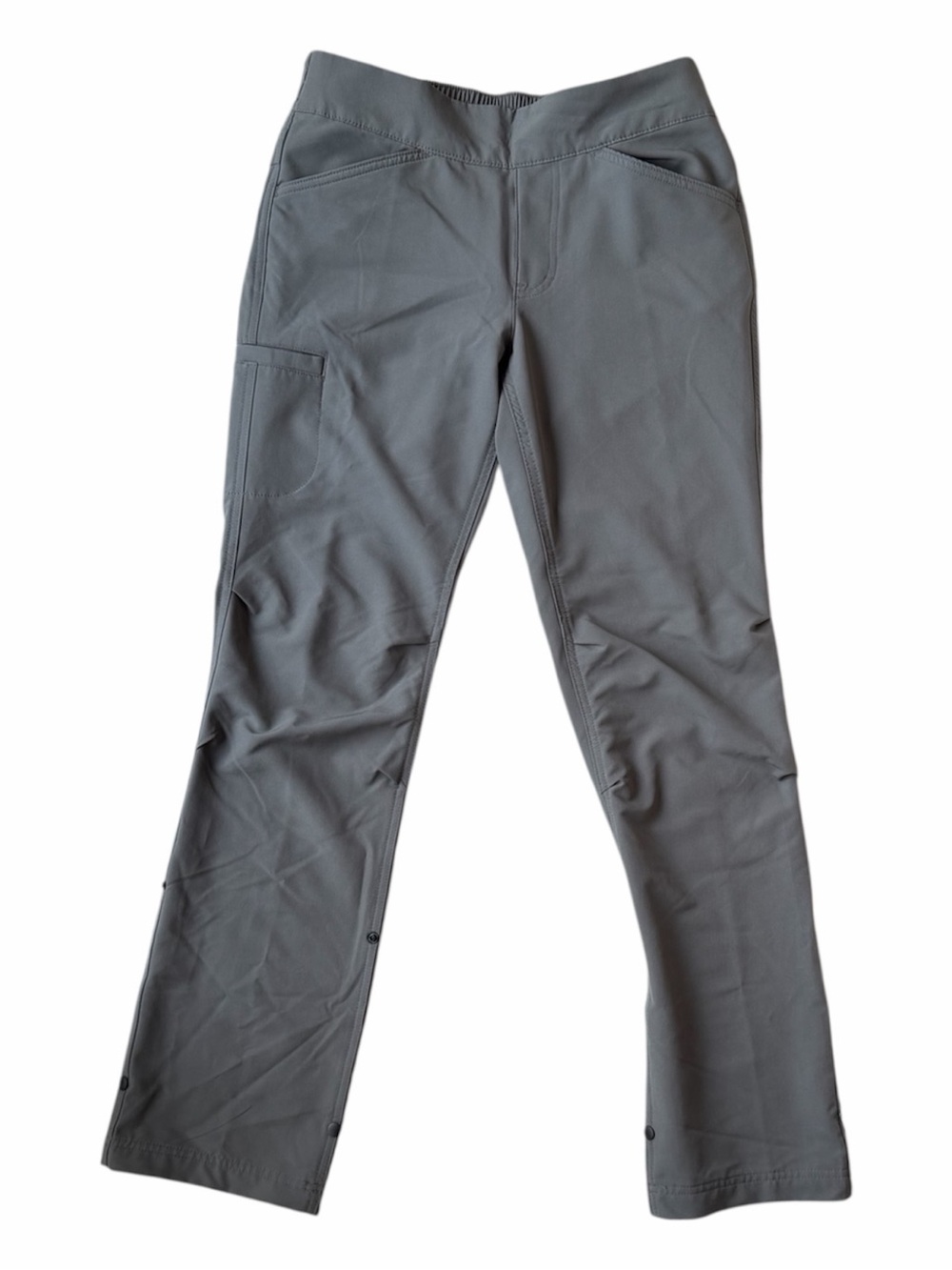 Dickies Women’s Cooling Temp-iQ Grey Snap Leg Utility Cargo Pants Size 28/S